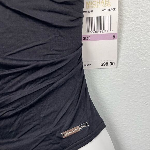 NWT MICHAEL Michael Kors One Piece Swim Suit Size 6 - Picture 2 of 4